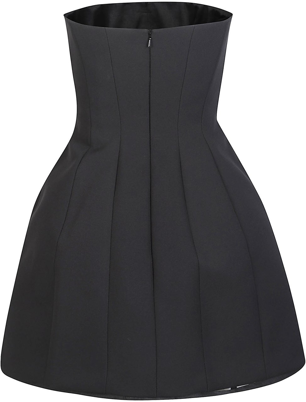 Max Mara Betel Bustier Dress Black Zwart