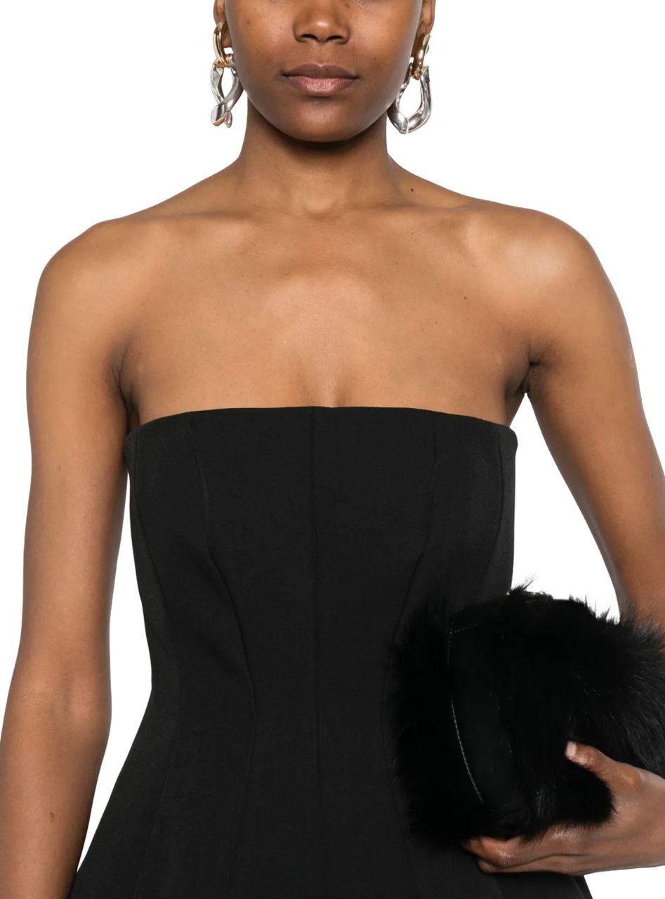Max Mara Betel Dress Black Zwart