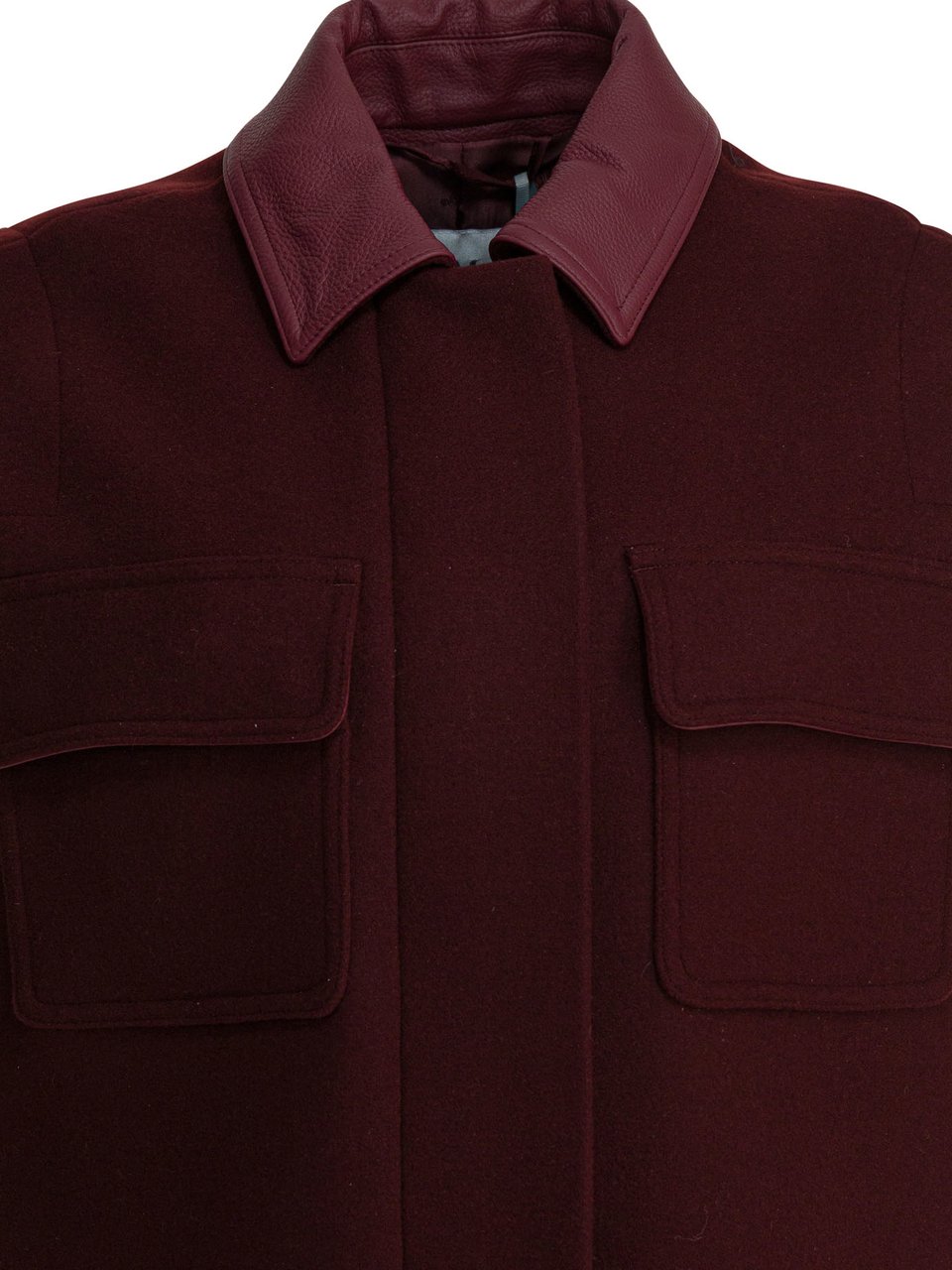 Max Mara Sleeveless jacket in wool and alpaca Rood