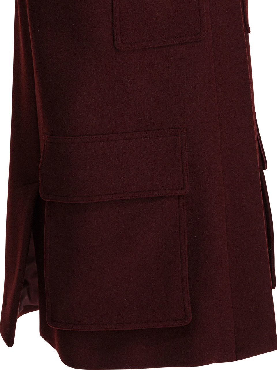 Max Mara Sleeveless jacket in wool and alpaca Rood