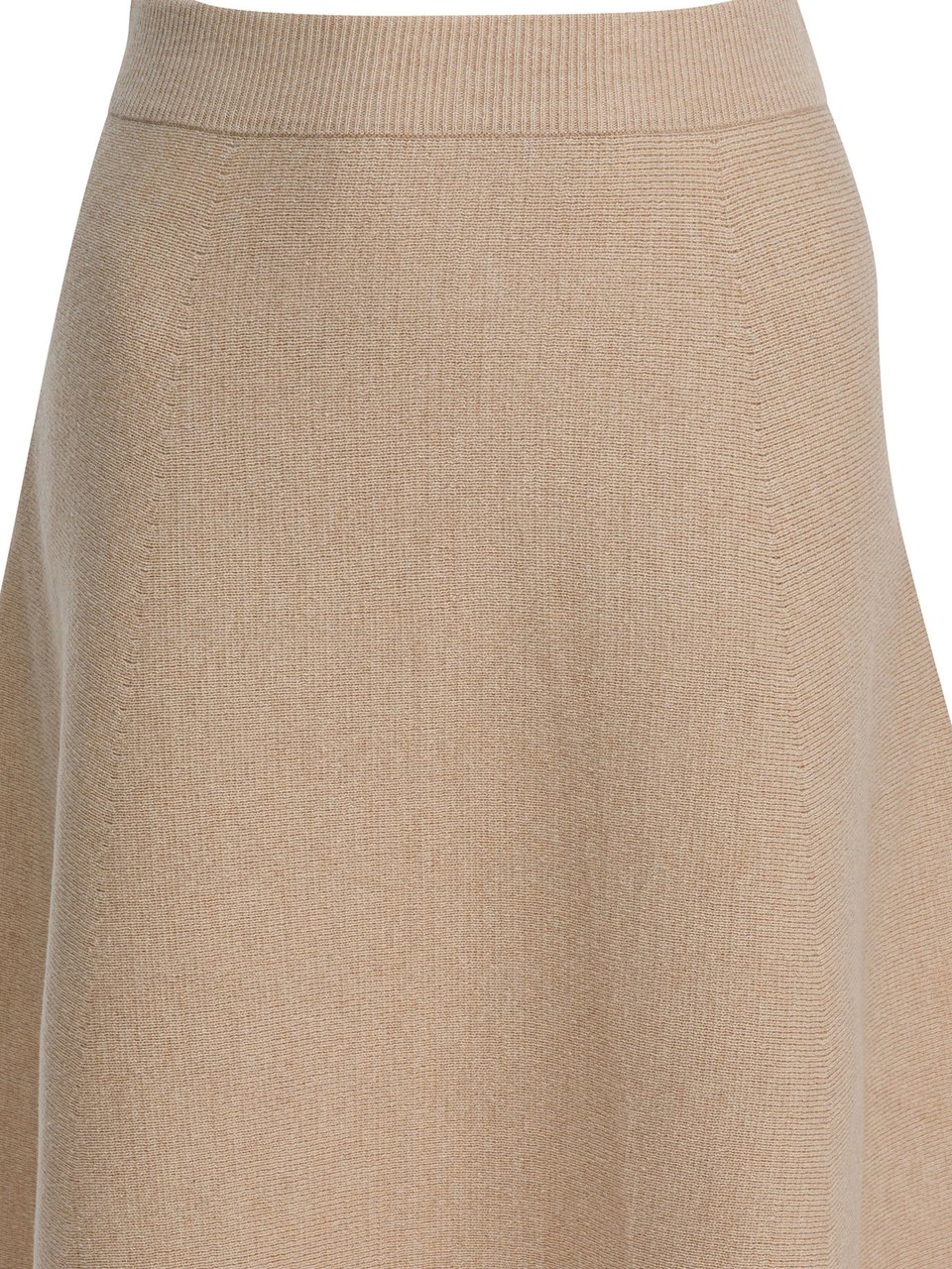 Max Mara Wool and cashmere flared skirt Beige