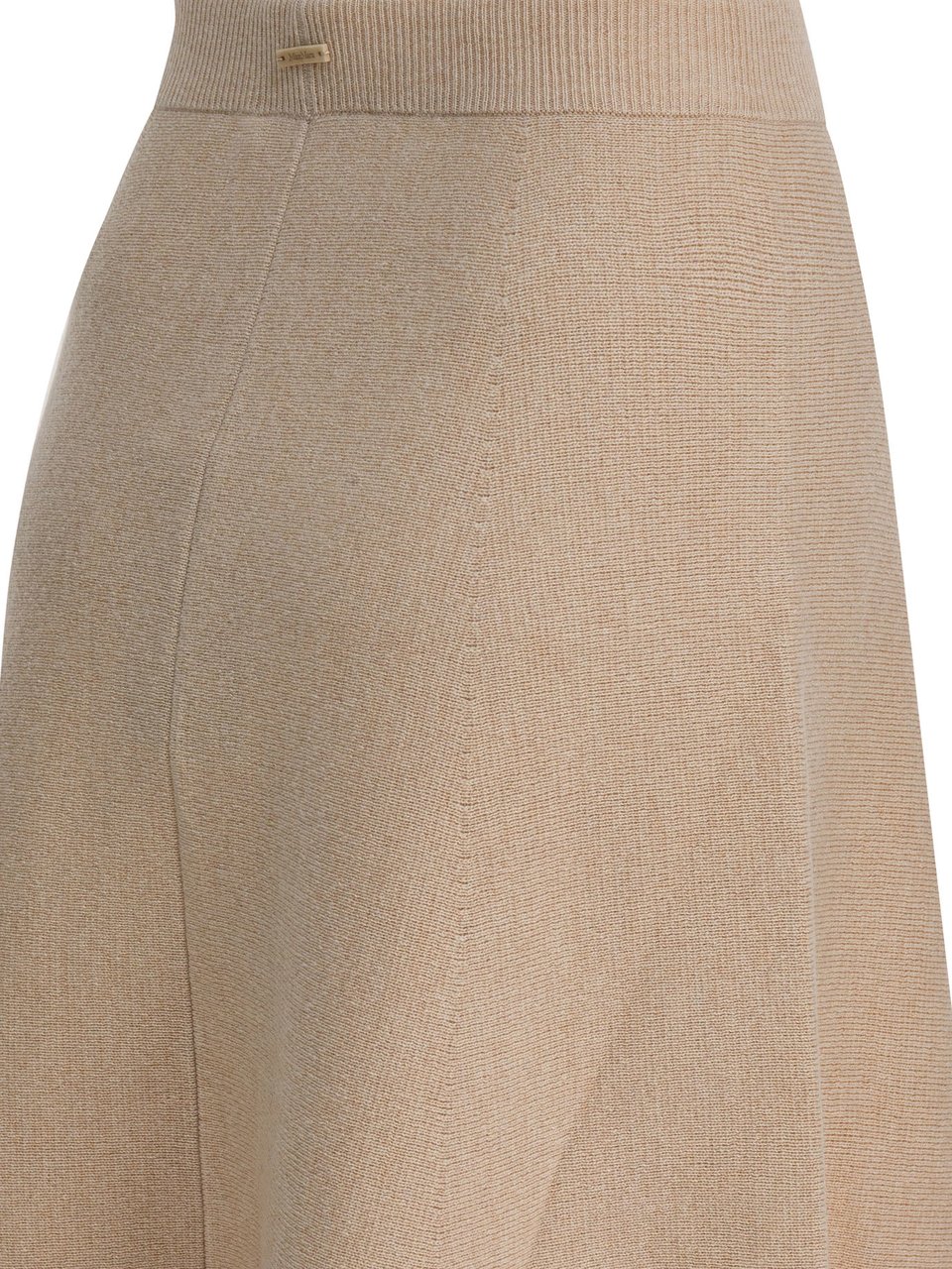 Max Mara Wool and cashmere flared skirt Beige