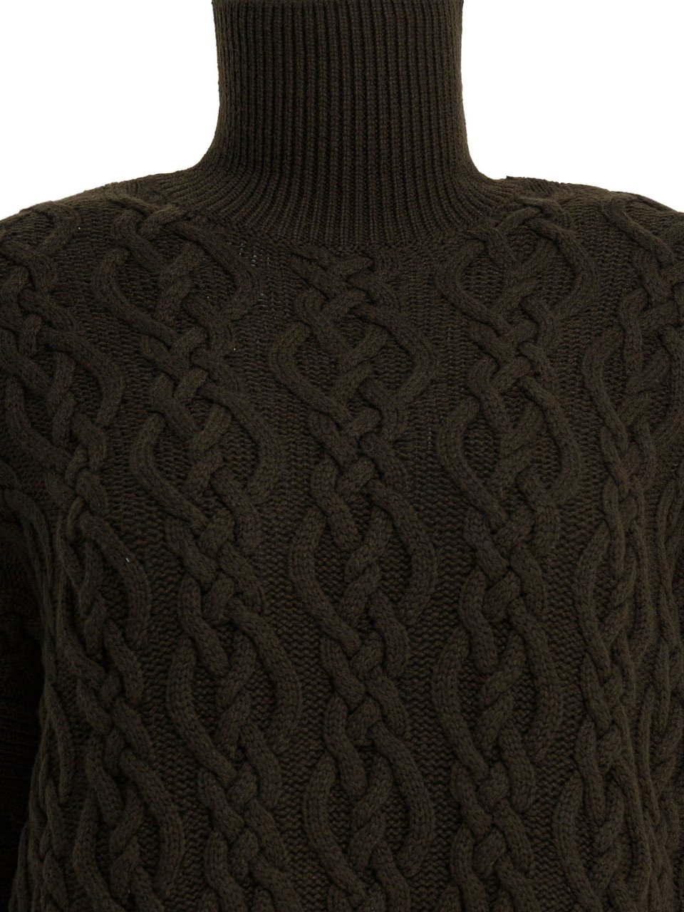 Max Mara Wool and cashmere dress Groen