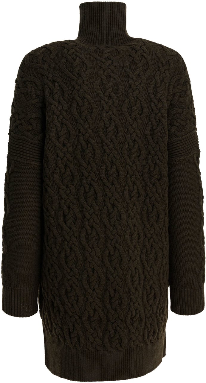 Max Mara Wool and cashmere dress Groen