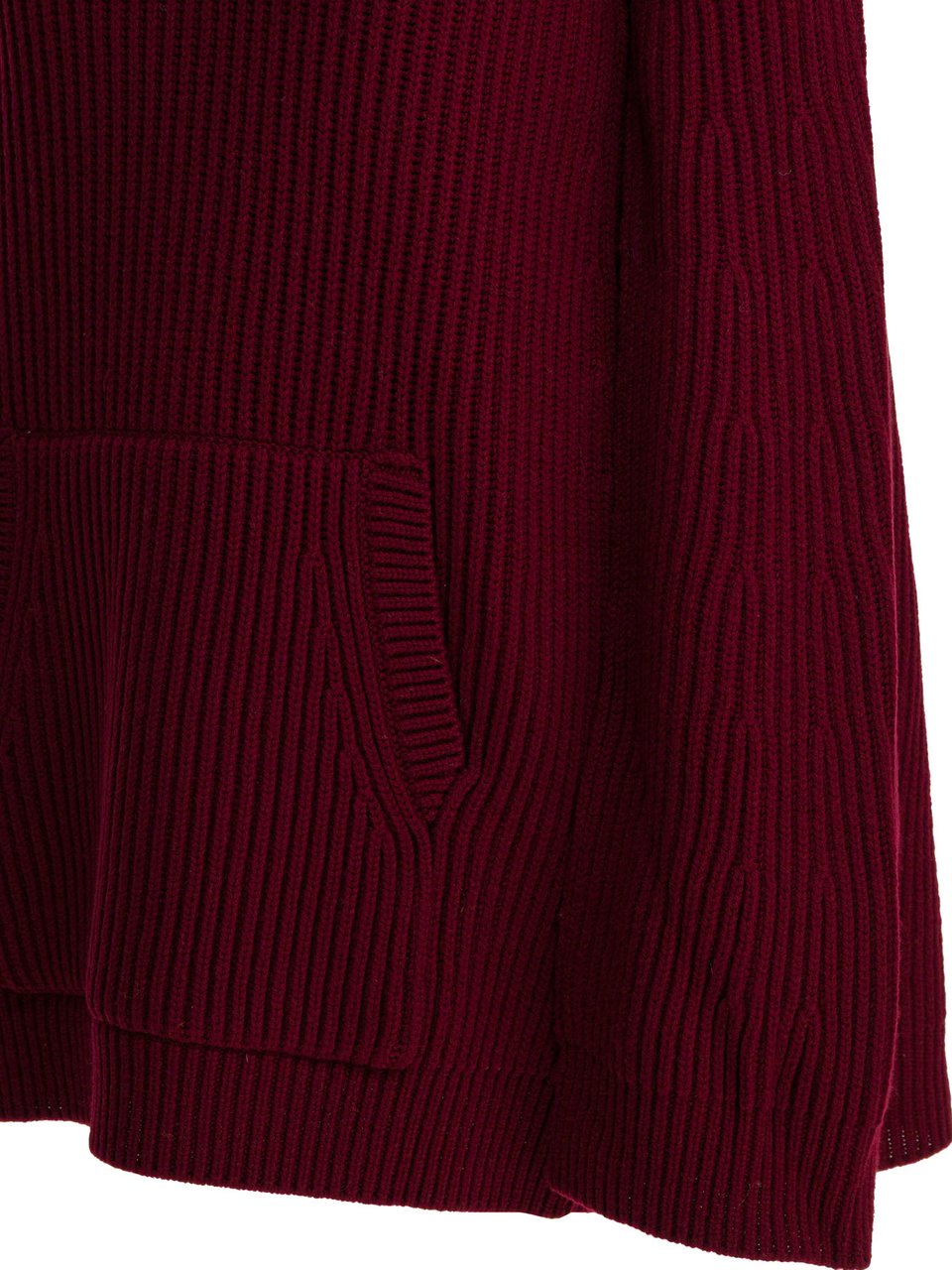 Max Mara Wool and cashmere cape dress Rood