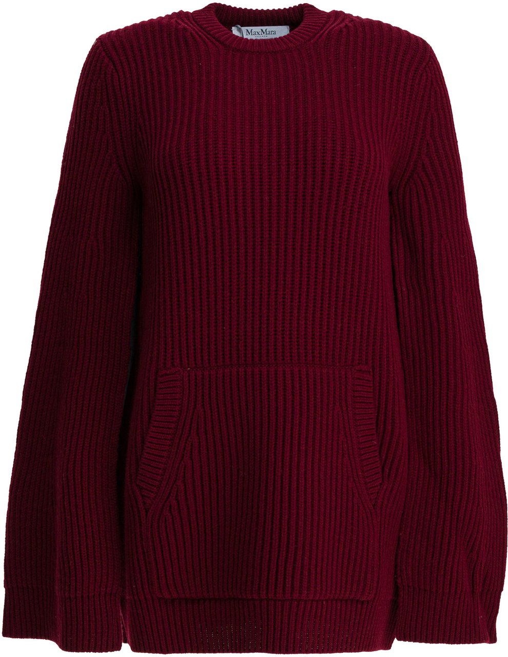 Max Mara Wool and cashmere cape dress Rood