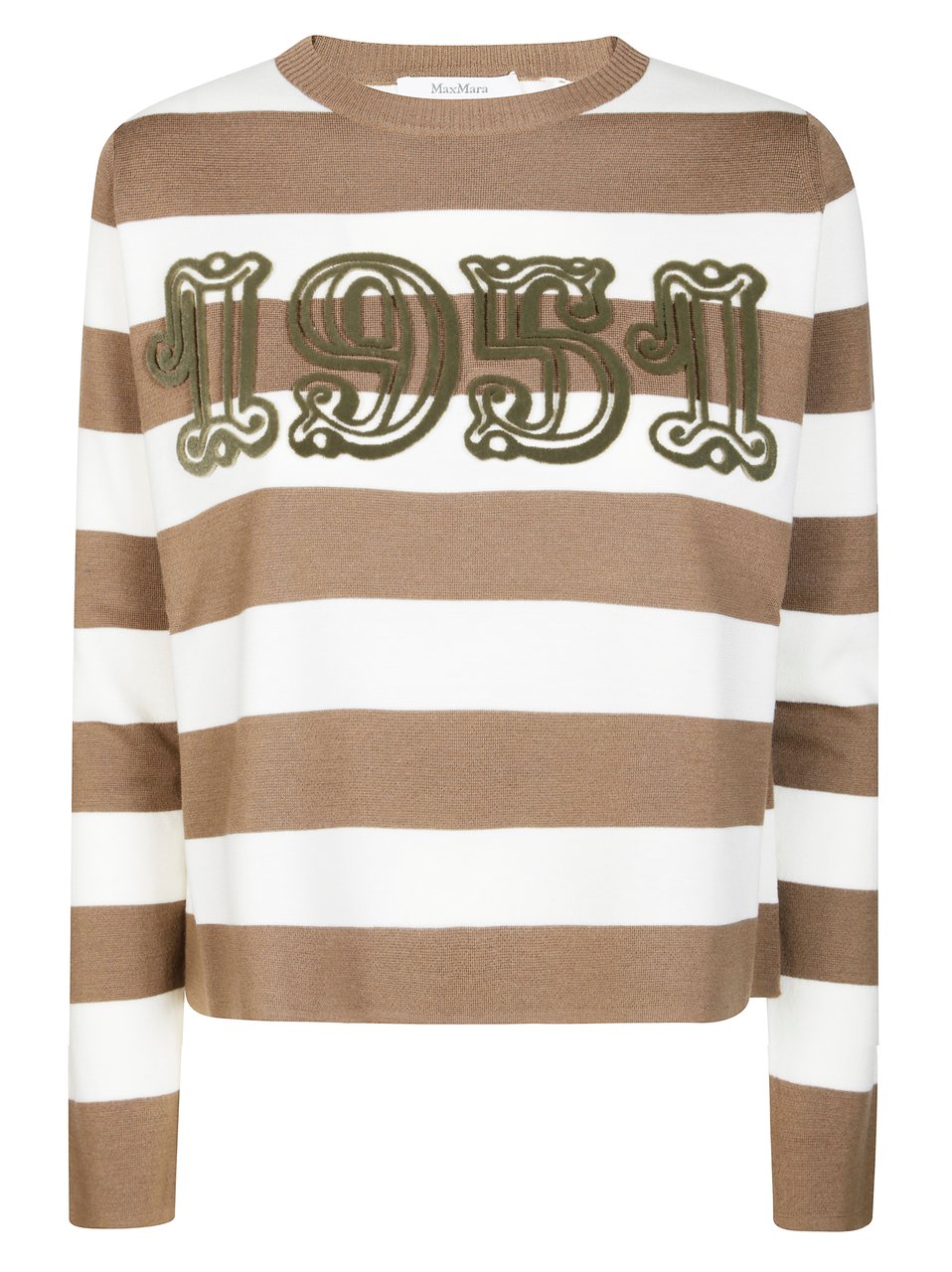 Max Mara Open-Front Ribbed Cardigan Wit