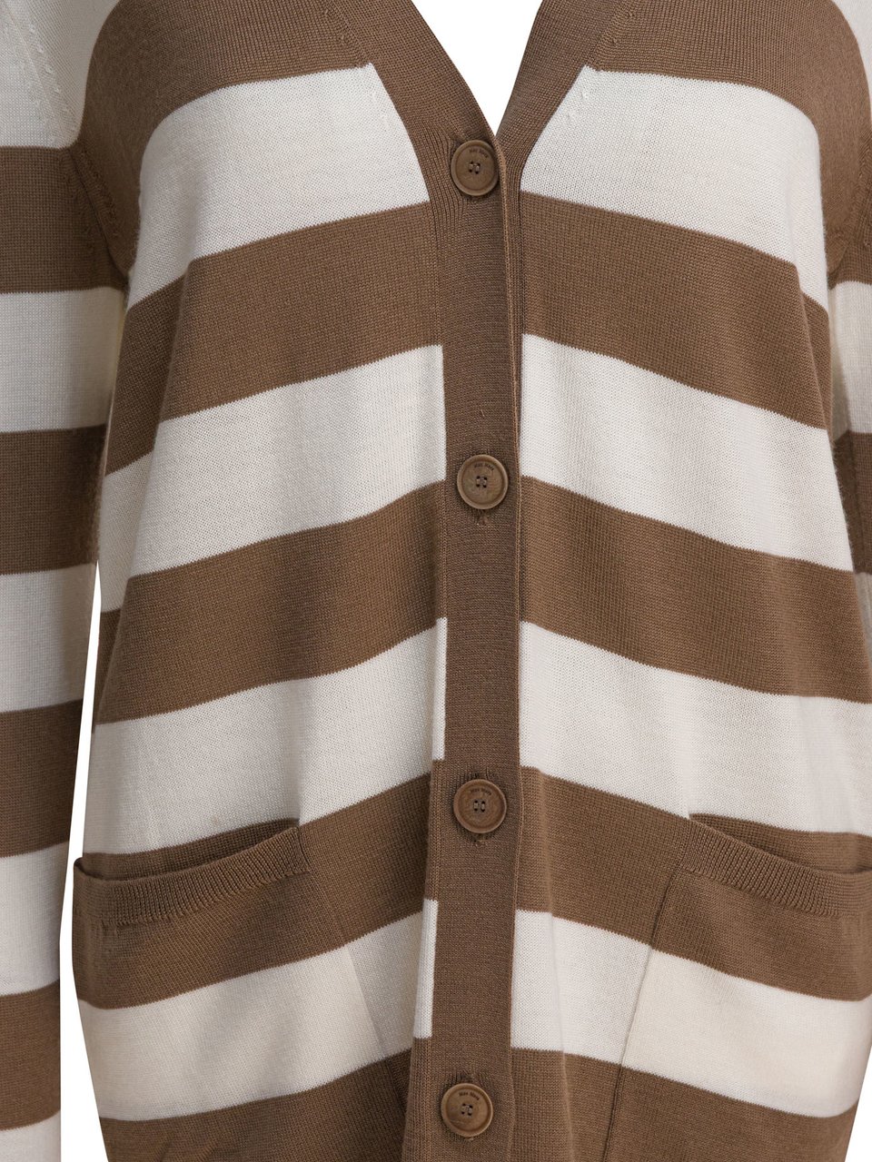 Max Mara Cardigan with 1951 lettering Bruin