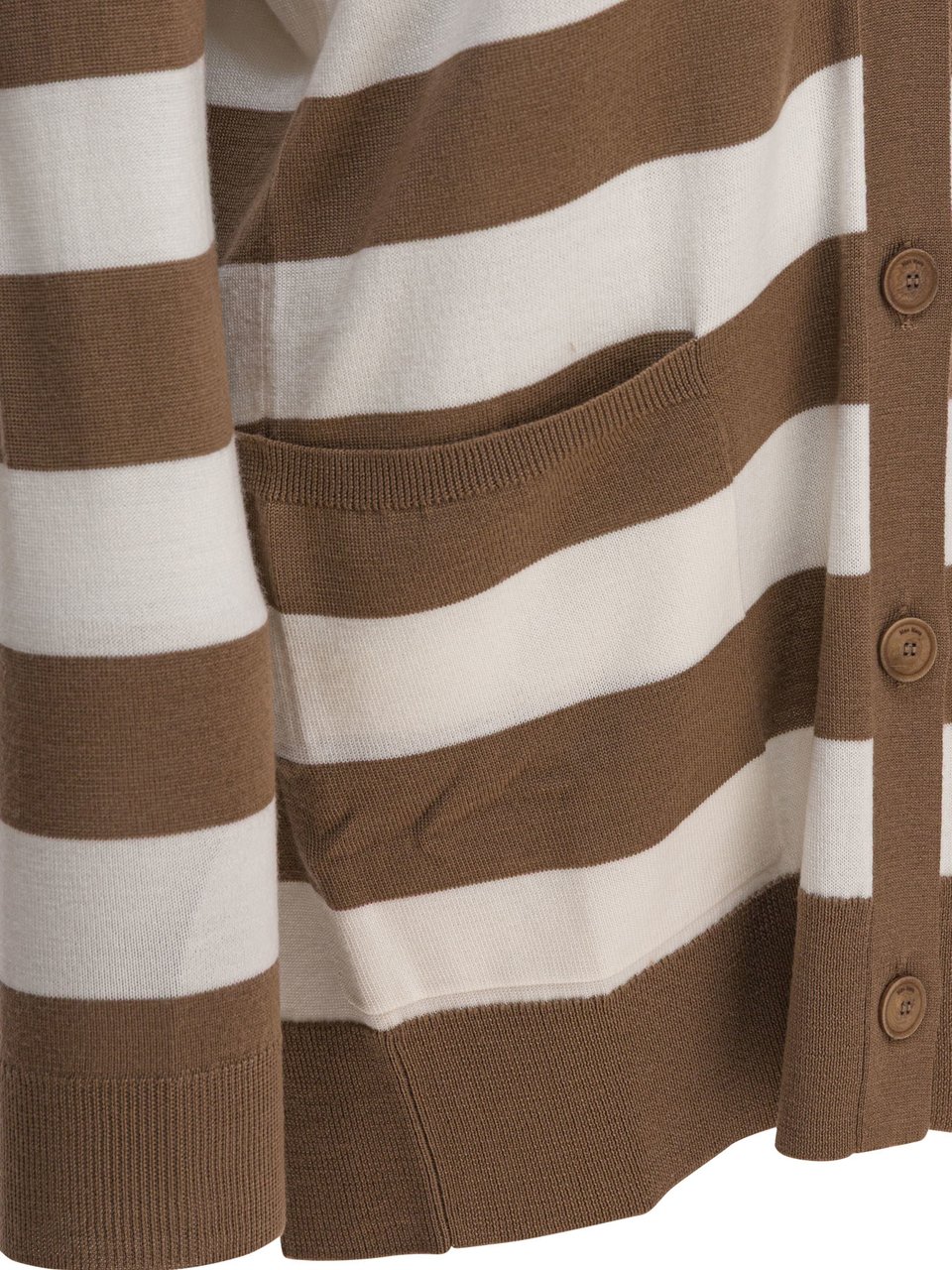 Max Mara Cardigan with 1951 lettering Bruin