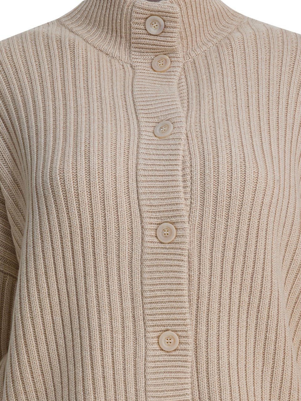 Max Mara Wool and cashmere cardigan Beige