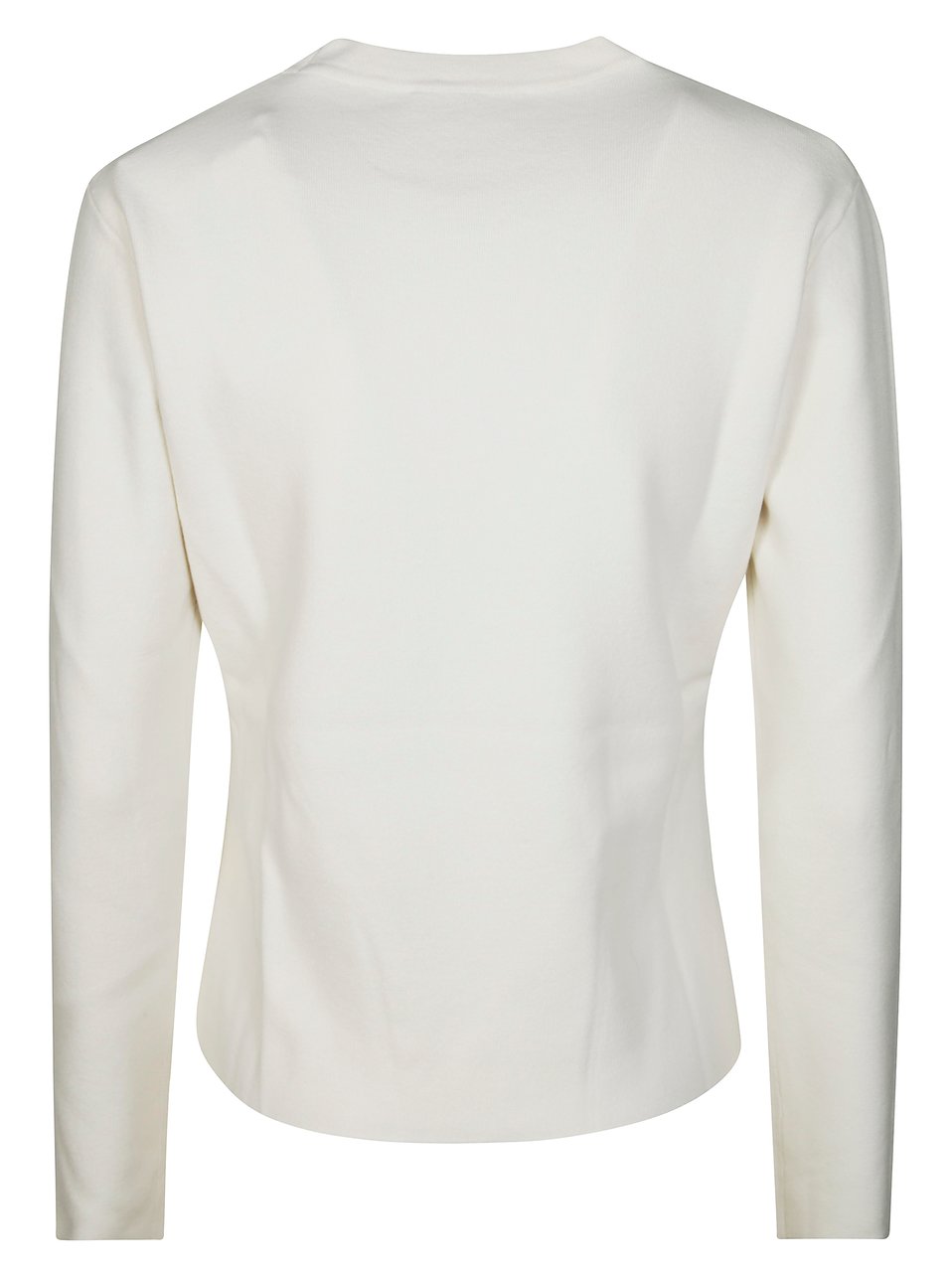 Max Mara White Long-Sleeve TICINO Top Wit