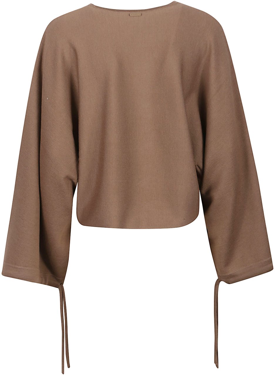 Max Mara Frais Sweater Brown Bruin