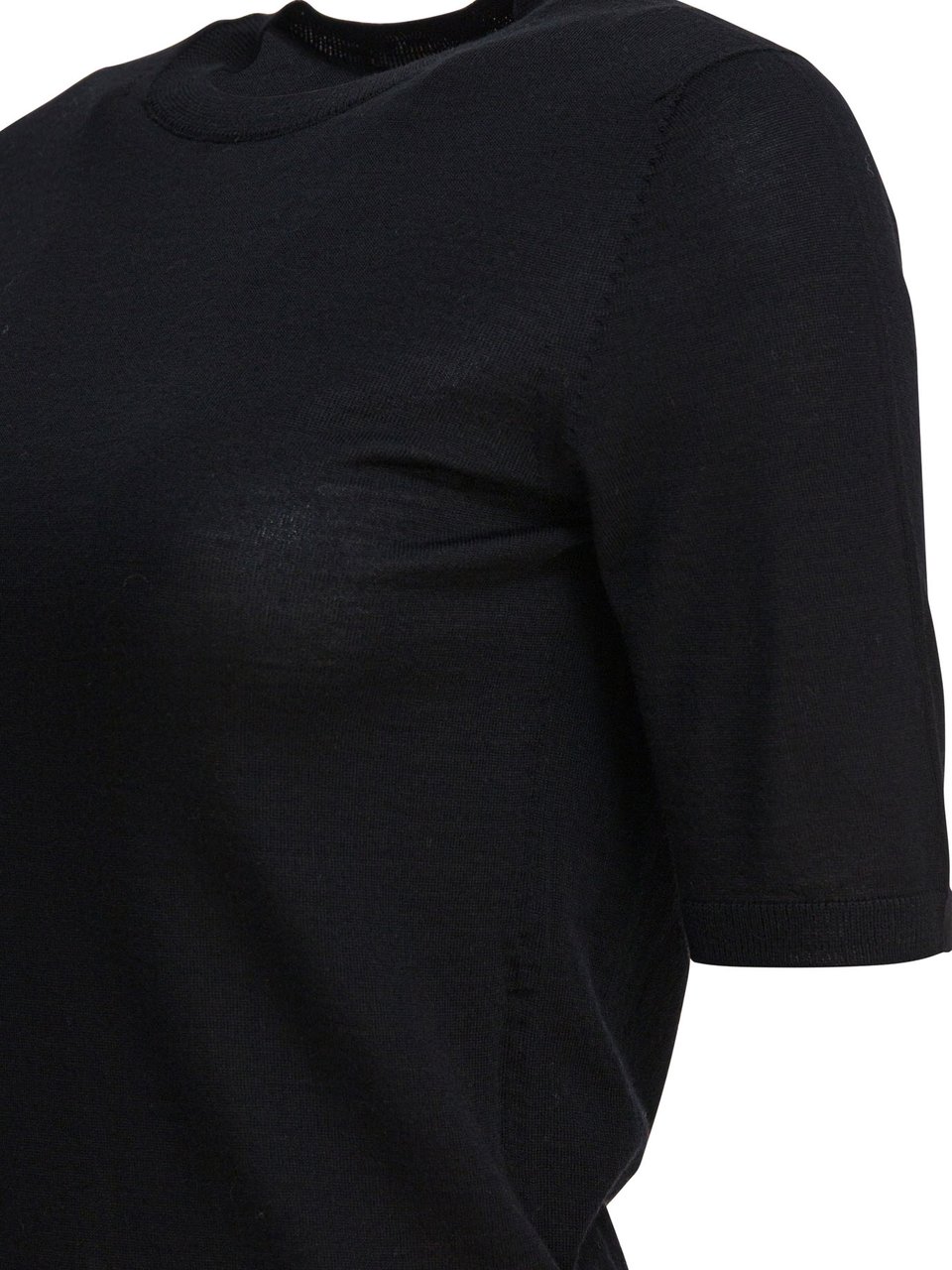 Max Mara Basic wool sweater Zwart