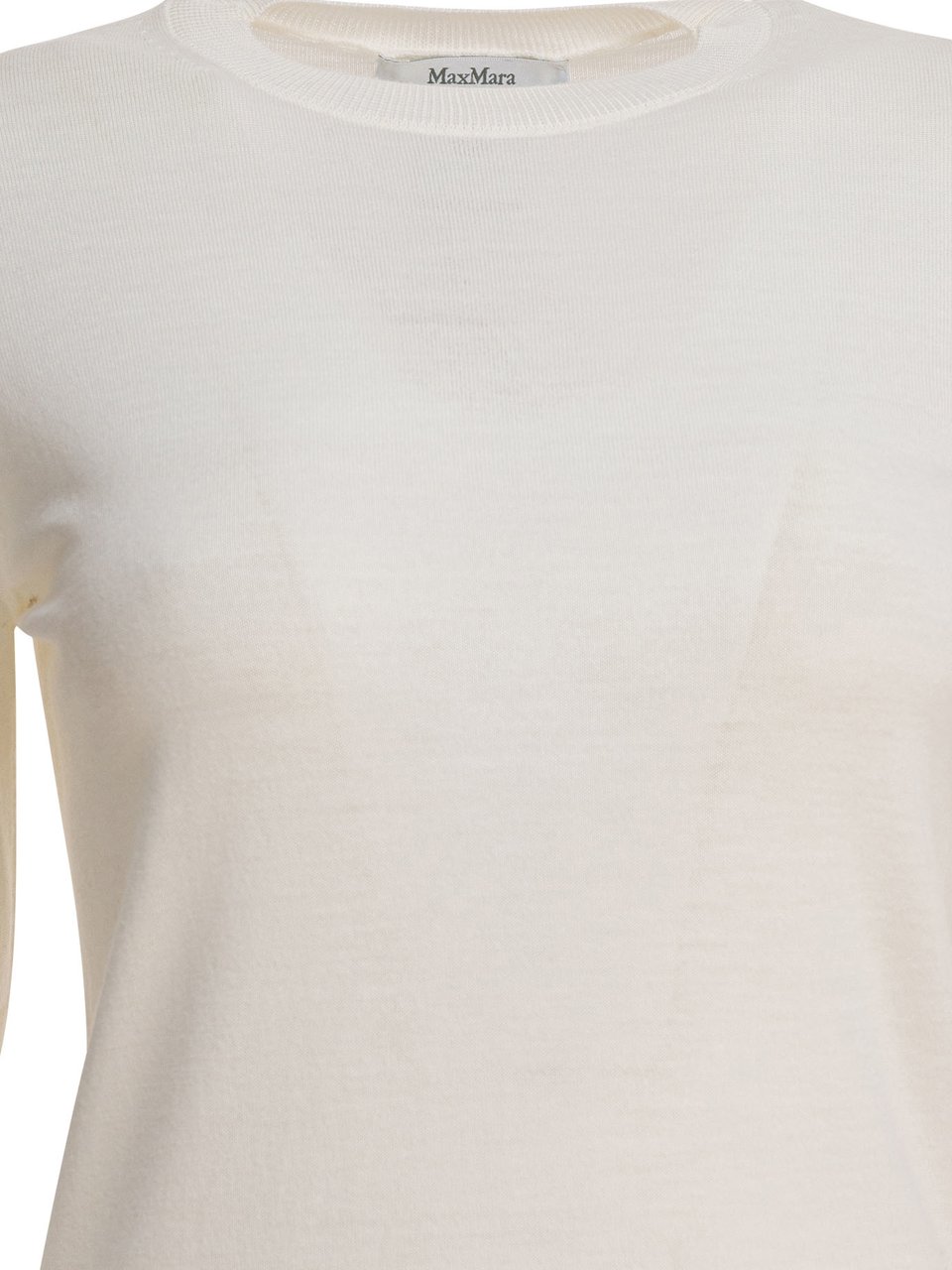 Max Mara Basic wool sweater Wit
