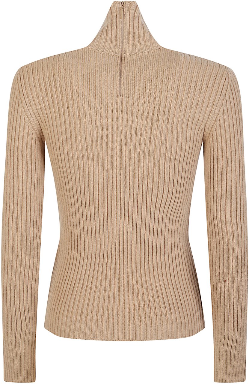 Max Mara Aral1234 Turtle Neck Sweater Brown Bruin