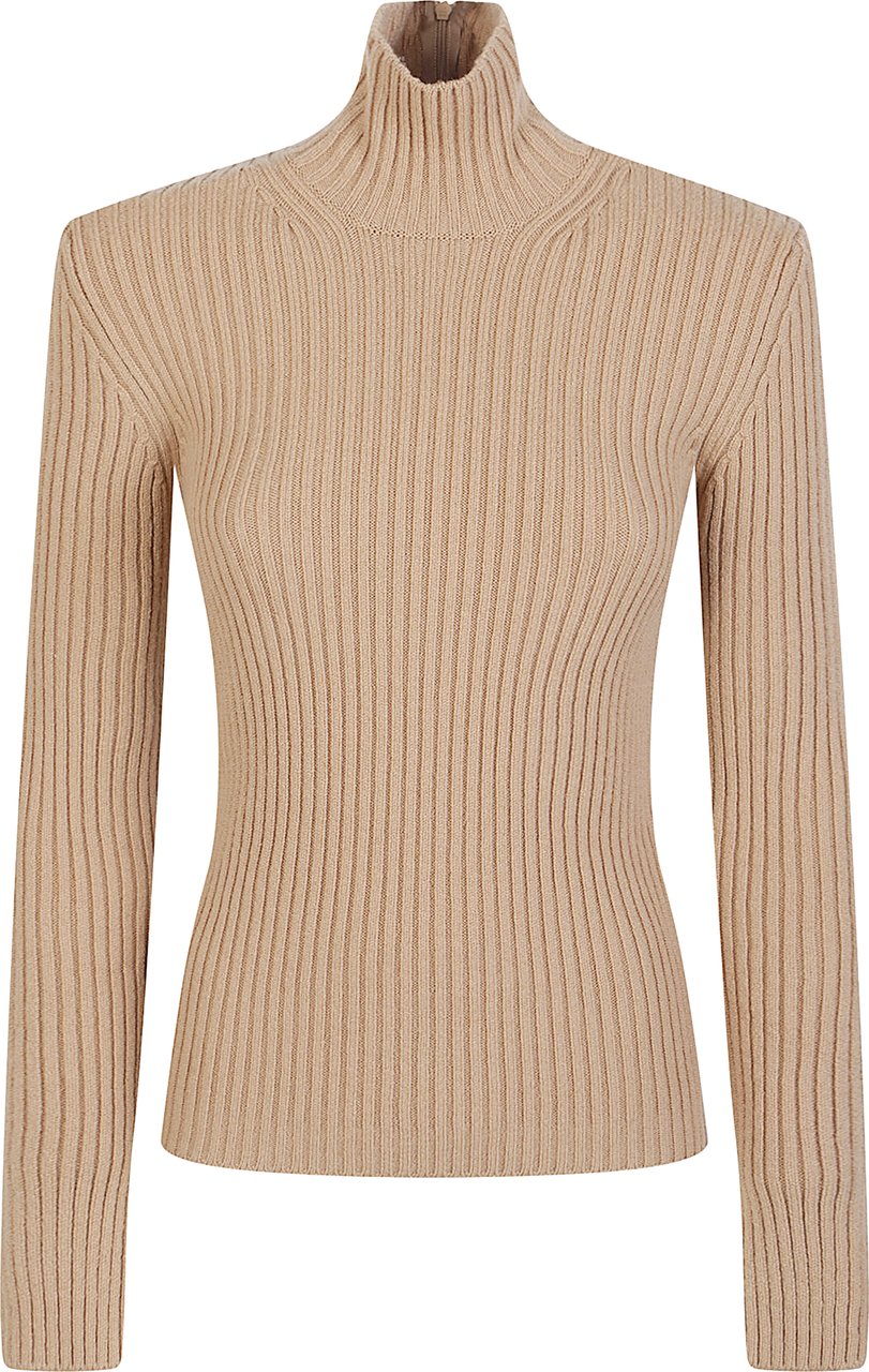 Max Mara Aral1234 Turtle Neck Sweater Brown Bruin