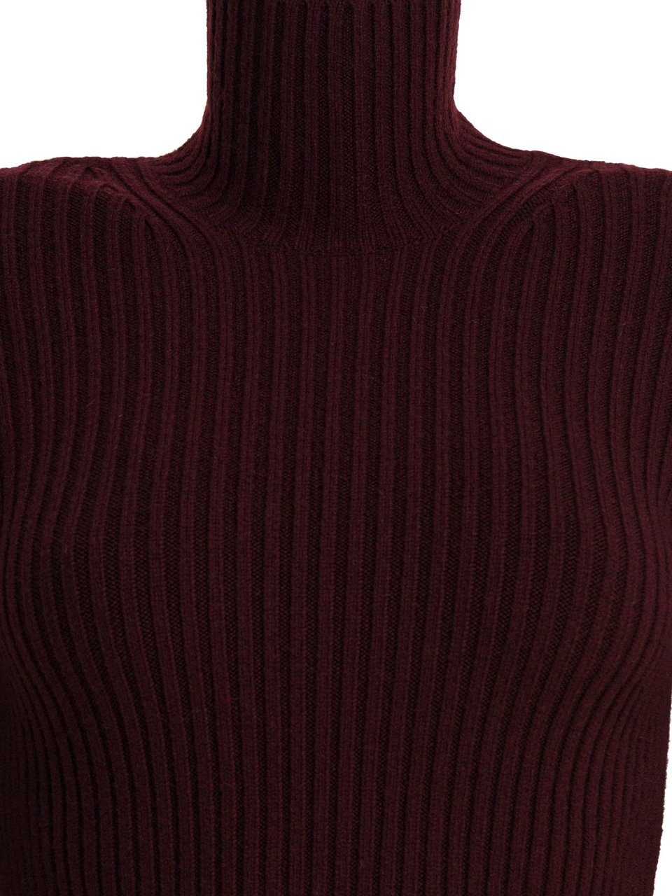 Max Mara Wool and cashmere turtleneck sweater Rood