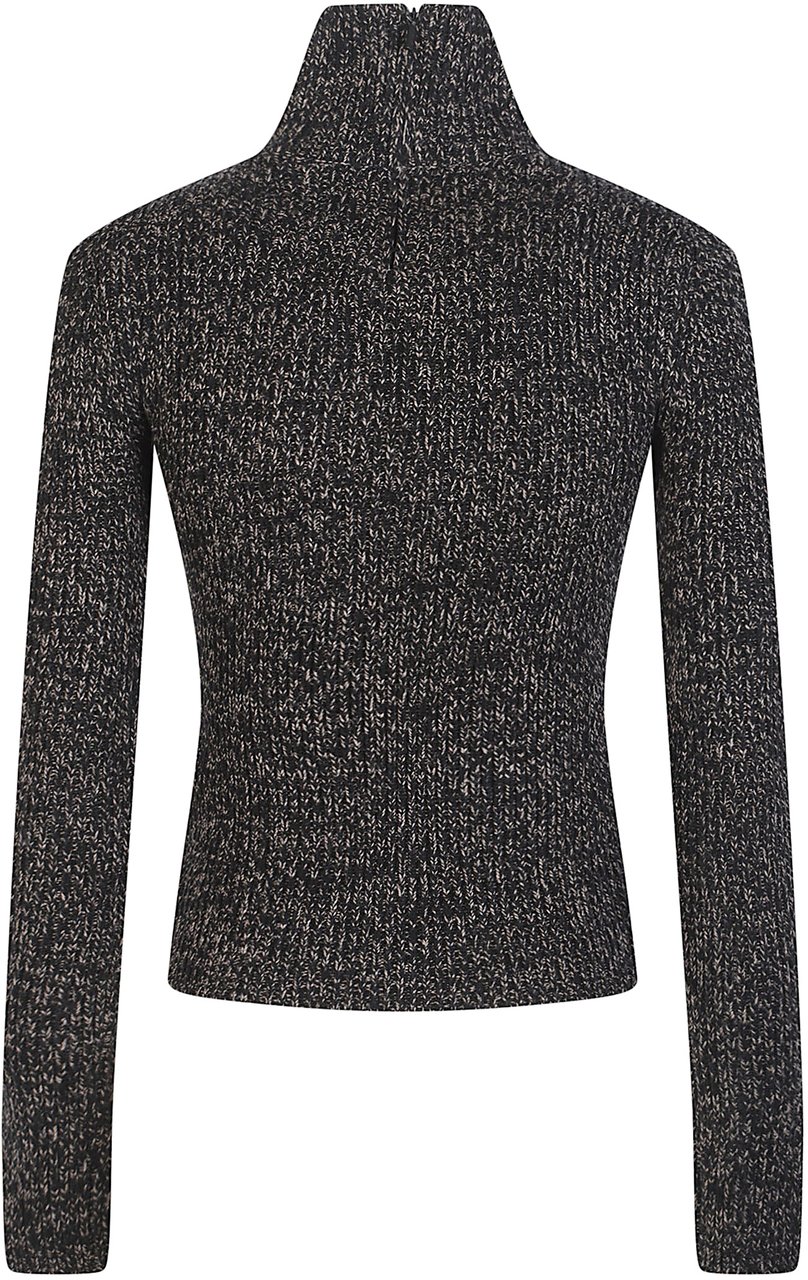 Max Mara Azulene1234 Turtle Neck Sweater Black Zwart
