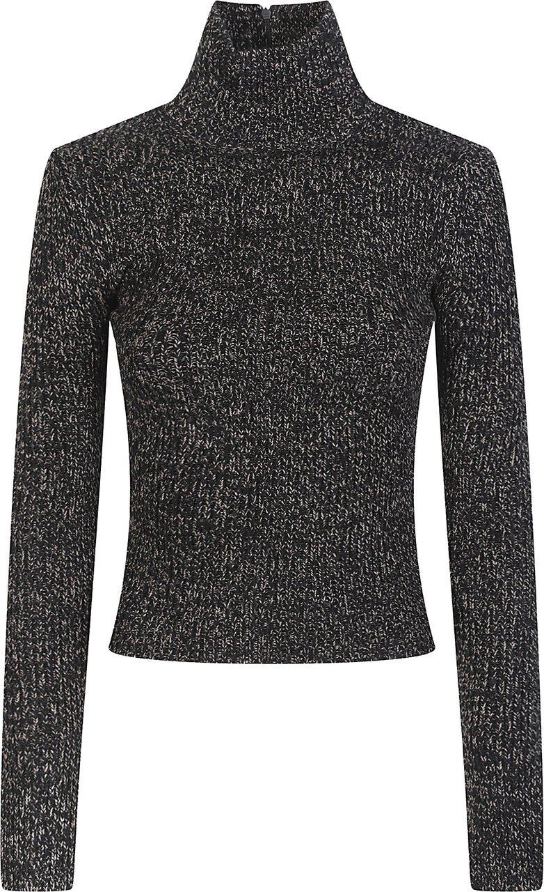Max Mara Azulene1234 Turtle Neck Sweater Black Zwart