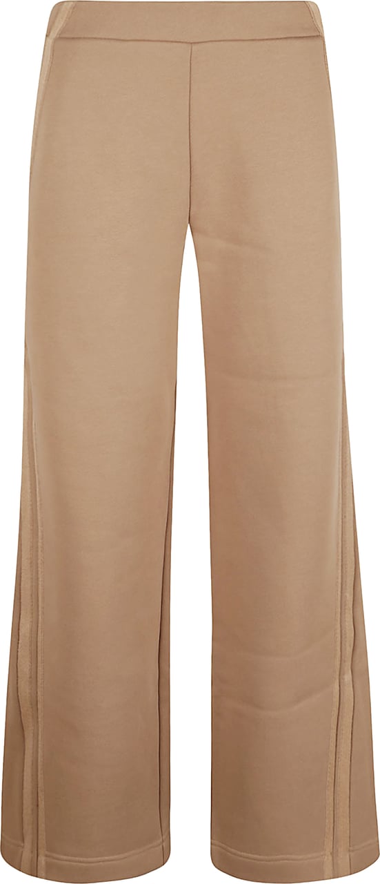 Max Mara Wide-Leg Cropped Trousers With Clean Waistband Bruin