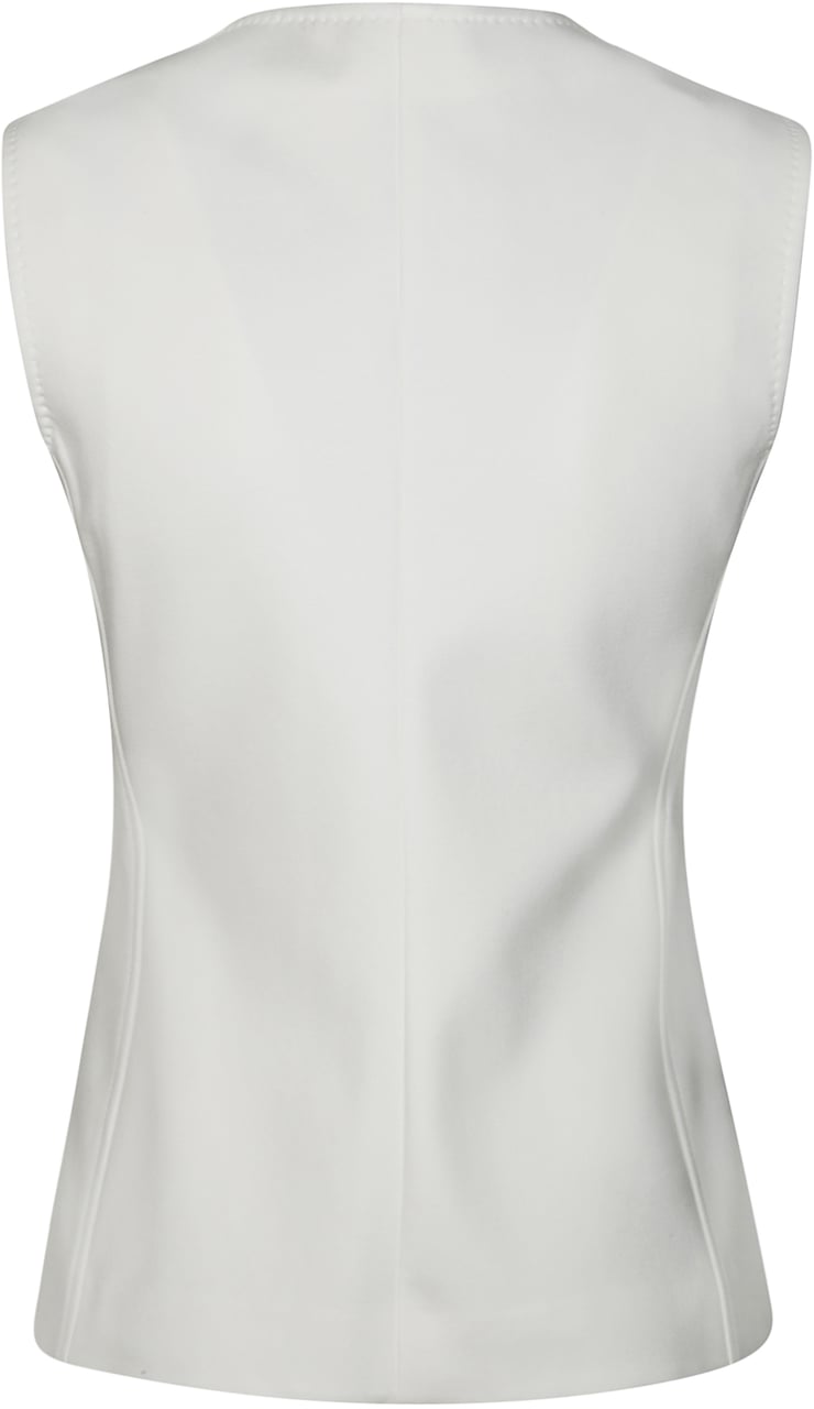 Max Mara Fornovo Gilet Jersey Wit