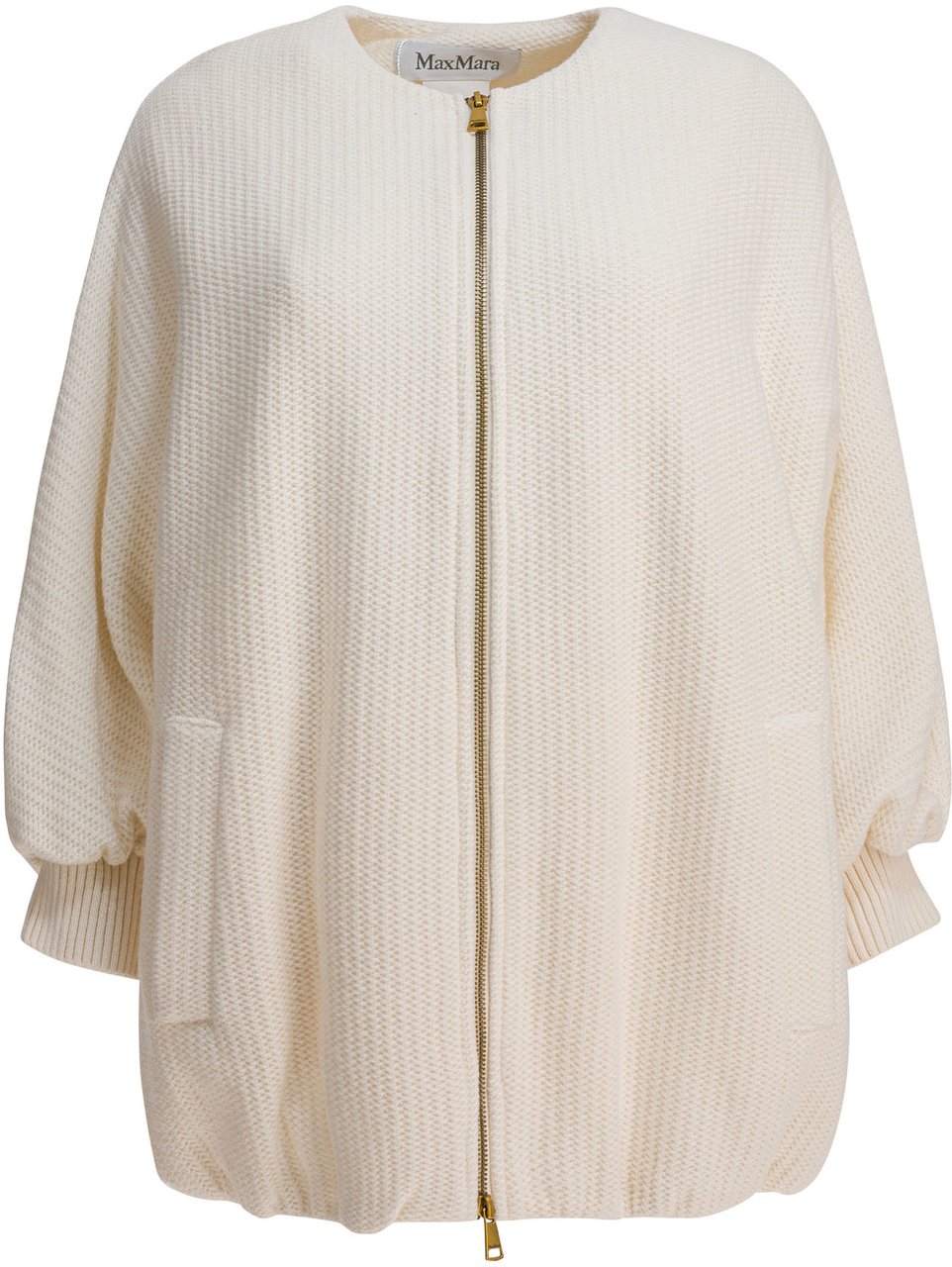Max Mara Wool and cashmere jacket Wit