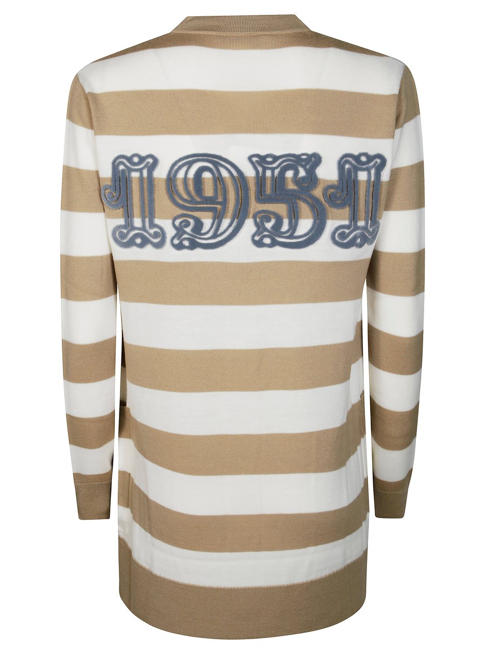 Max Mara Berma Sweatshirt Gc Mm Spacchi Wit