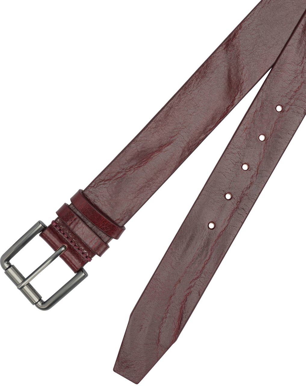 Max Mara Long leather belt Rood