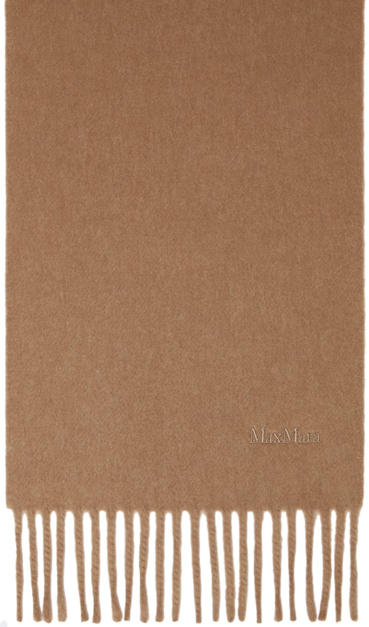 Max Mara Scarfs Camel Beige