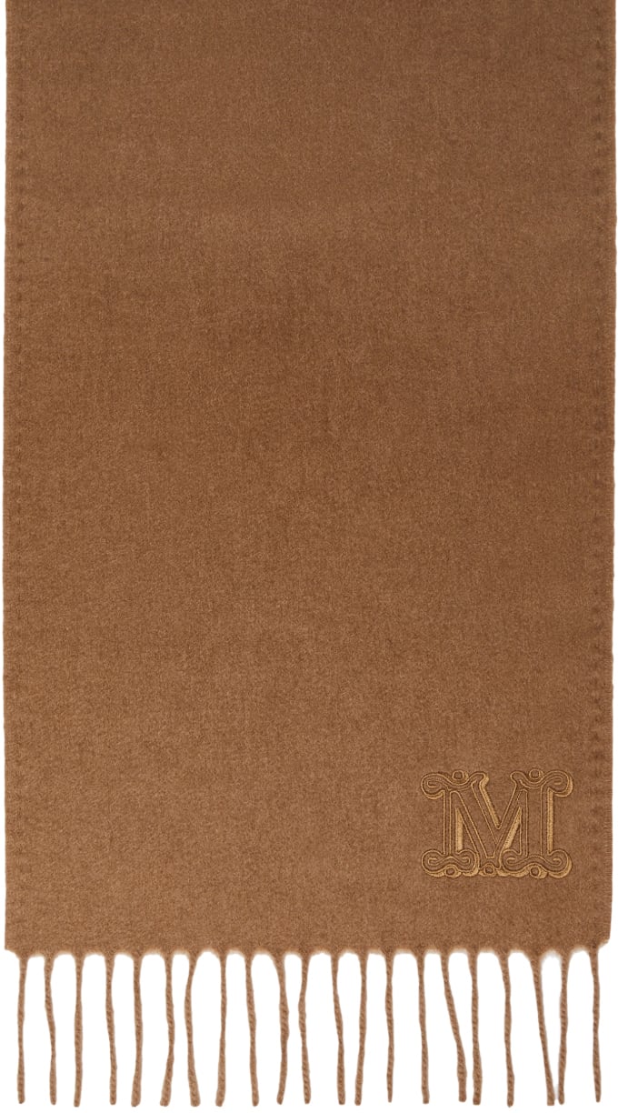 Max Mara Scarfs Camel Beige