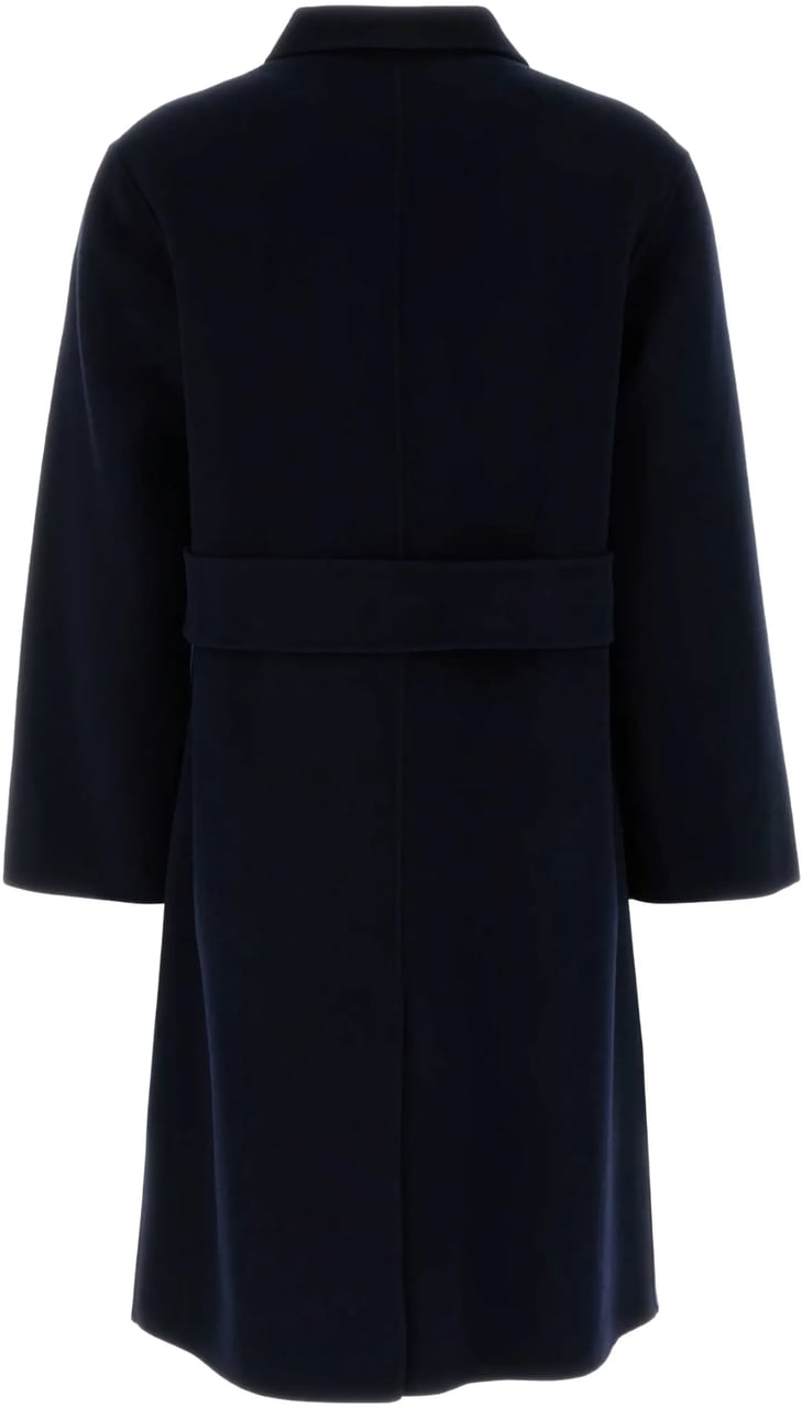 Max Mara Coats Blue Blauw