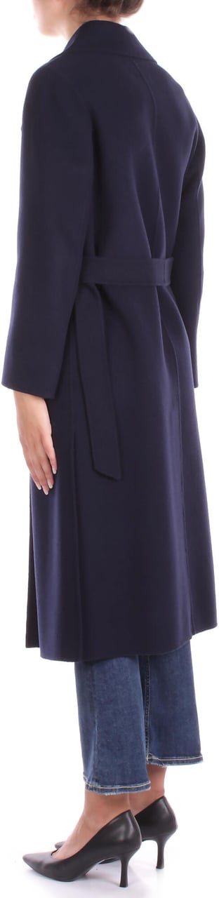 Max Mara Coats Blue Blauw