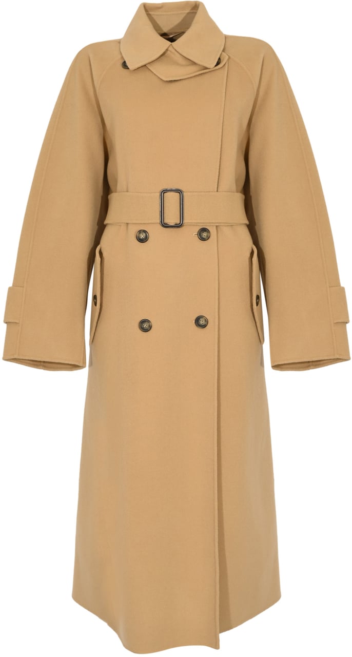 Max Mara Coats Camel Beige