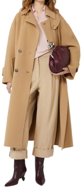 Max Mara Coats Camel Beige