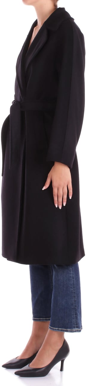 Max Mara Coats Black Zwart