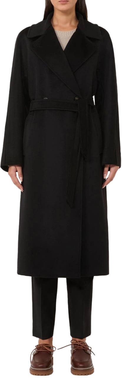 Max Mara Coats Black Zwart