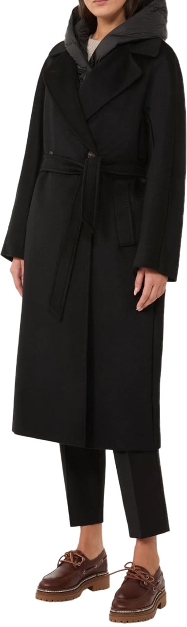 Max Mara Coats Black Zwart