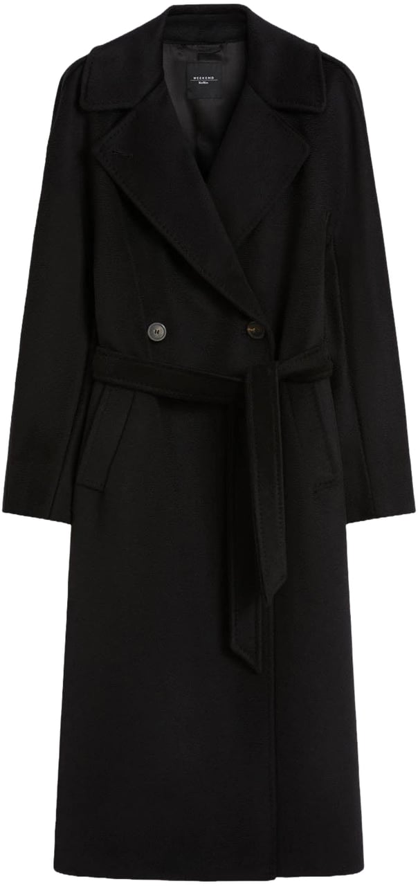 Max Mara Coats Black Zwart