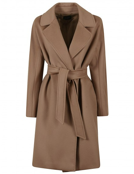 Max Mara Coats Camel Beige