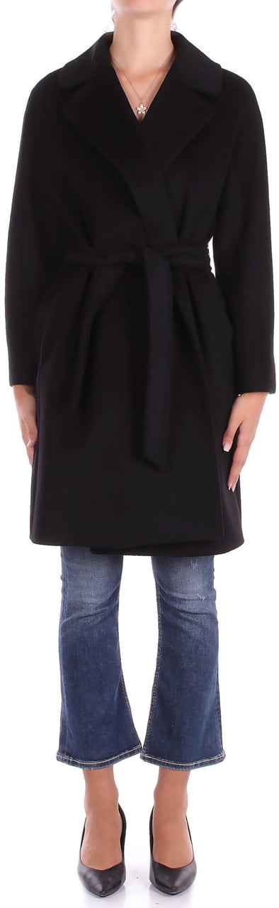 Max Mara Coats Black Zwart