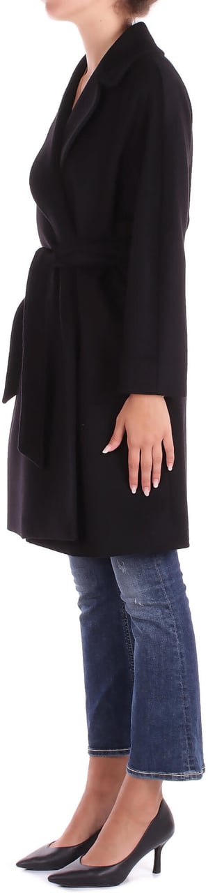 Max Mara Coats Black Zwart