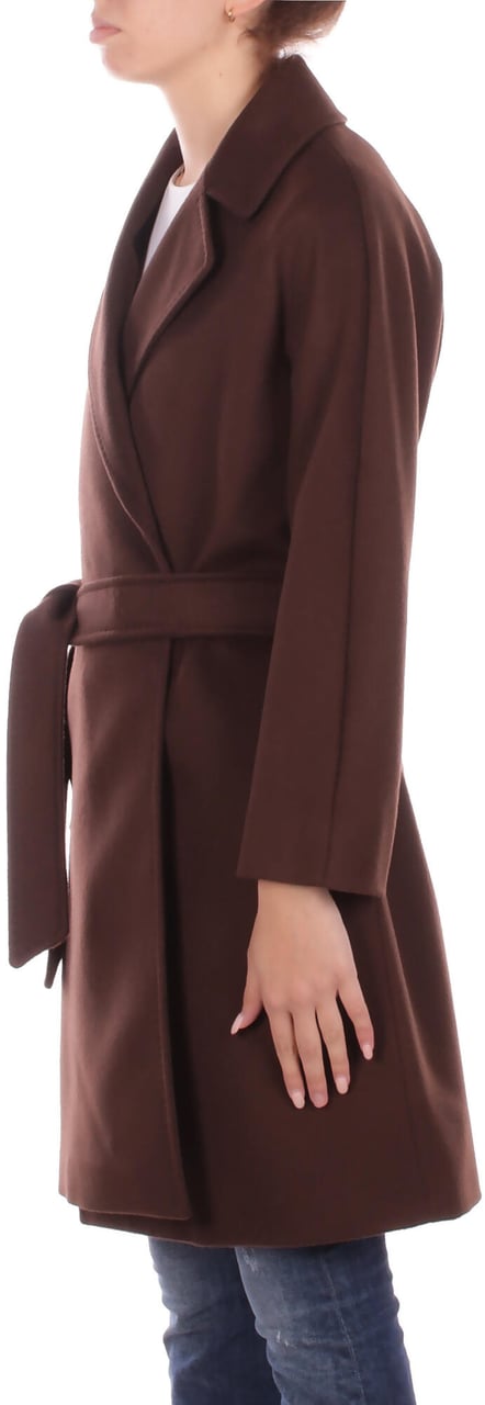 Max Mara Coats Cioccolato Bruin