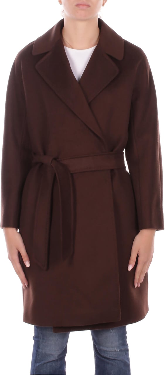 Max Mara Coats Cioccolato Bruin