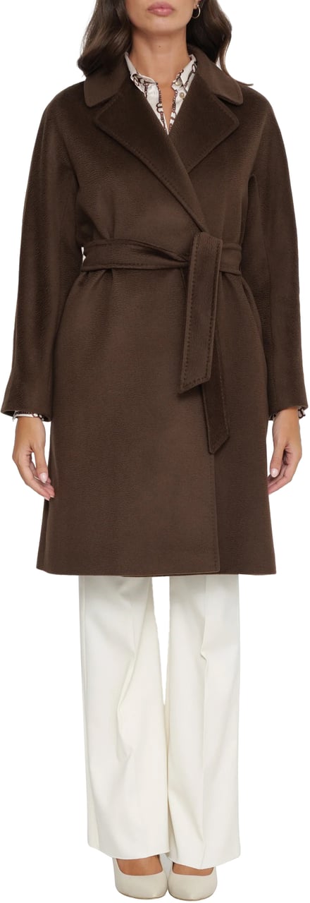 Max Mara Coats Cioccolato Bruin