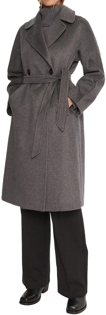 Max Mara Coats Grey Grijs