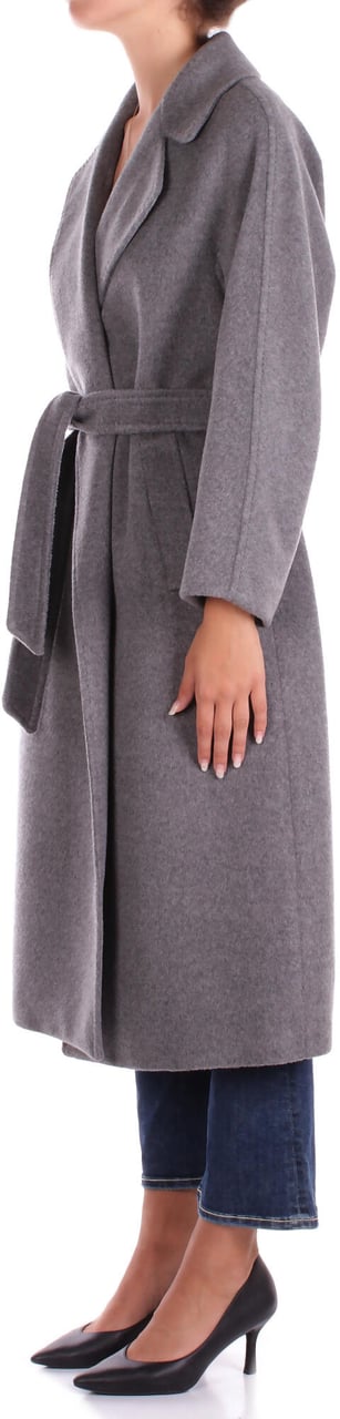 Max Mara Coats Grey Grijs