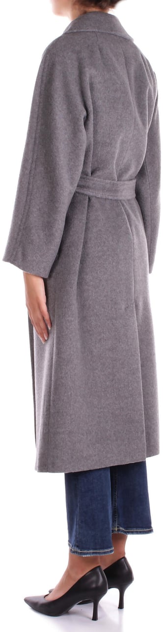 Max Mara Coats Grey Grijs
