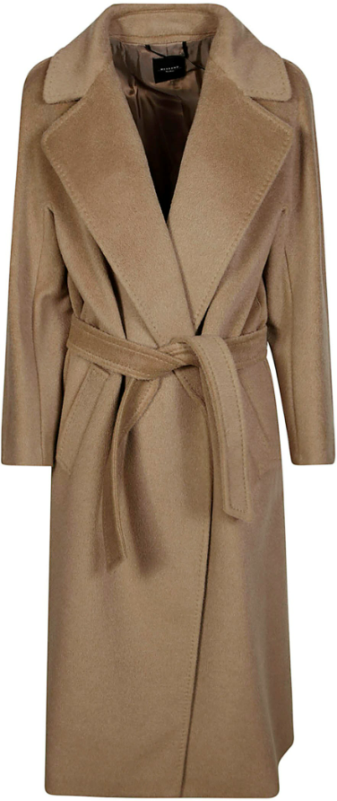 Max Mara Coats Camel Beige