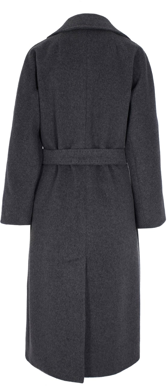 Max Mara Coats Grigio Medio Grijs