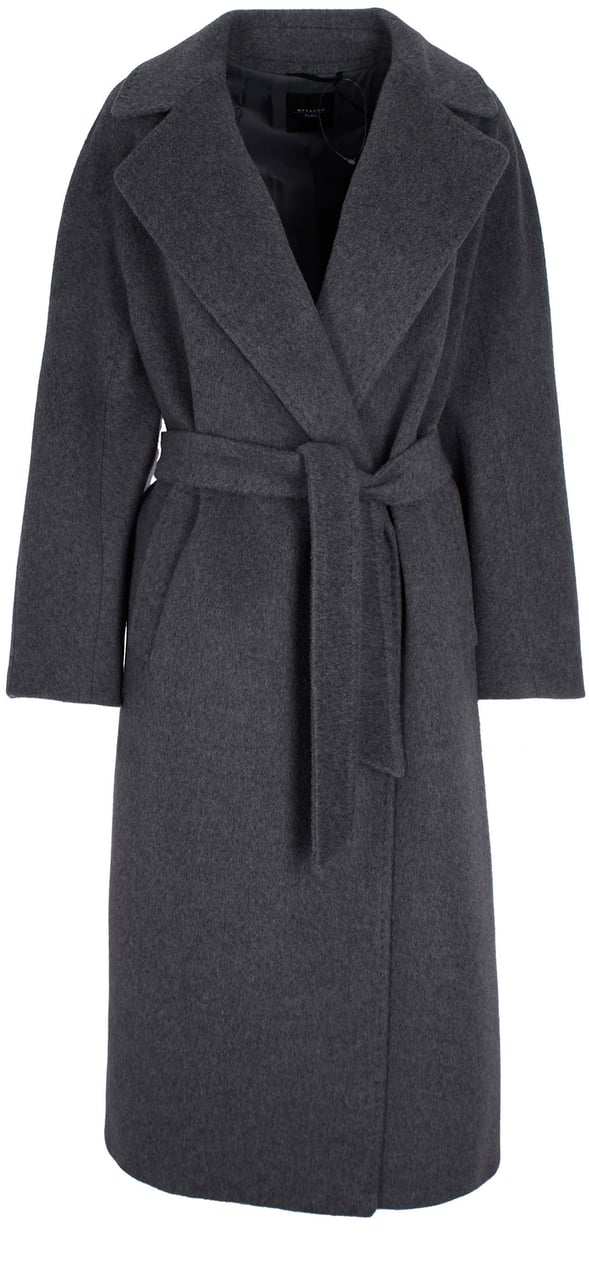 Max Mara Coats Grigio Medio Grijs